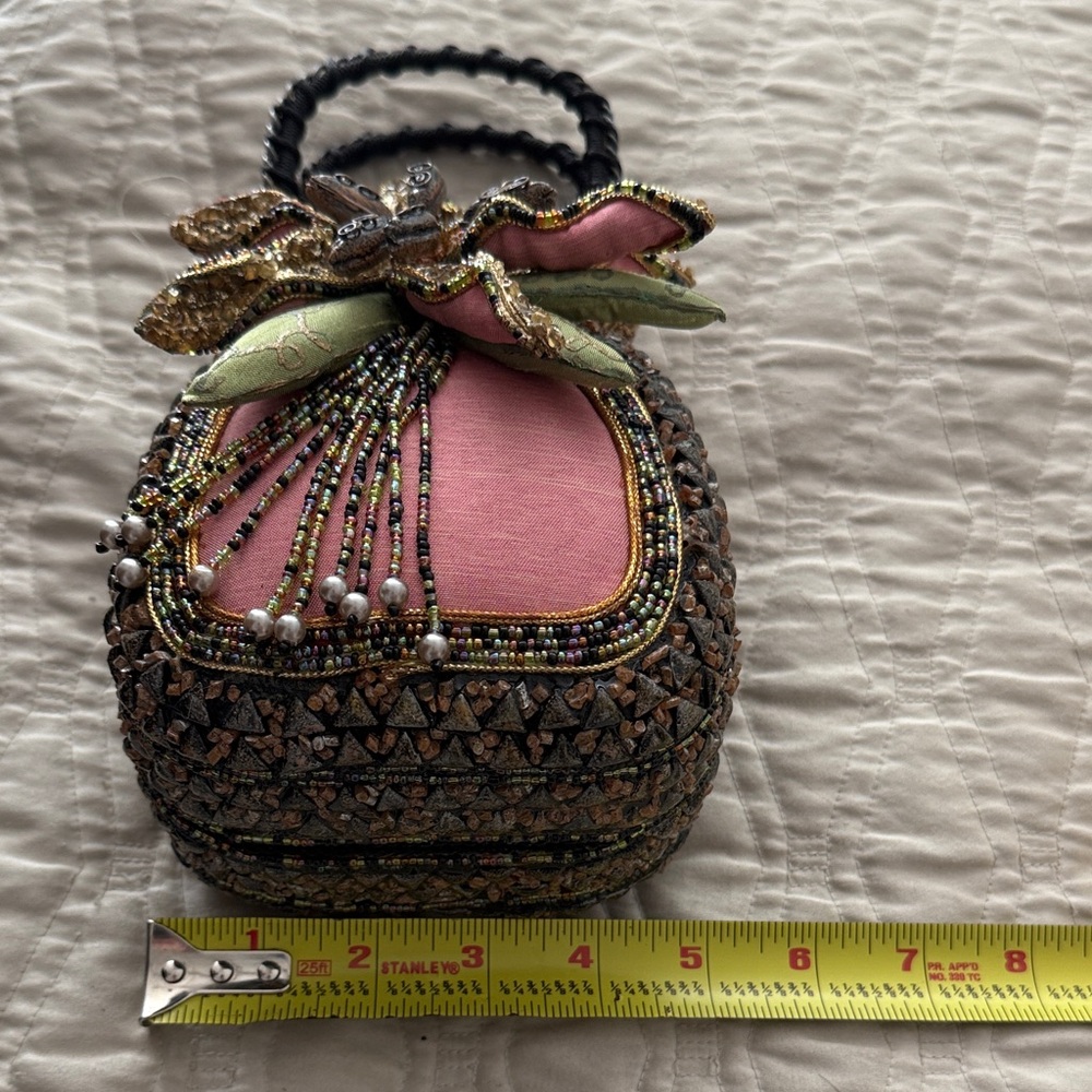 Mary Frances Floral Embellished Mini Bag - Picture 7 of 8